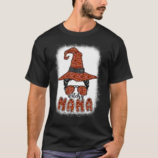 漂白魔女マハロウィーンメッシーバンウィッチママ Tシャツ (正面)