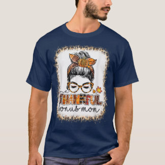 漂白1感謝ボーナス母メッシーバンサンクスシ Tシャツ