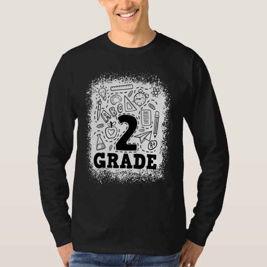 漂白2年生タイポグラフィチーム2年生バック Tシャツ (正面)