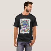 漂白5年生タイポグラフィ5年生 Tシャツ (正面フル)
