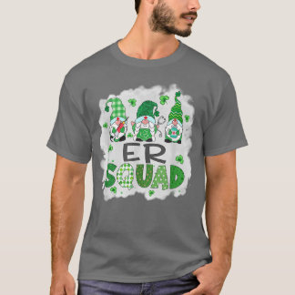 漂白ERスクワッドグノミーSt patricks dayナースセント Tシャツ