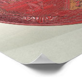 漆の皿 ポスター (角)