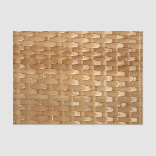 漆の籐のバスケット織りのテクスチャの外観 薄葉紙 (正面)