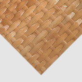 漆の籐のバスケット織りのテクスチャの外観 薄葉紙 (詳細)