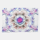 漆喰の質感に花を咲かせ、白に柔らかい影を付ける キッチンタオル (横)