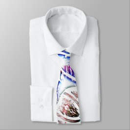 漆喰の質感に花を咲かせ、白に柔らかい影を付ける ネクタイ