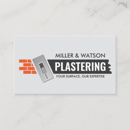 漆喰サービス 名刺 (正面)