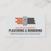 漆喰サービス 名刺 (正面)