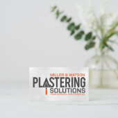 漆喰サービス 名刺 (スタンド正面)