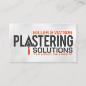 漆喰サービス 名刺 (正面)