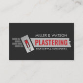 漆喰サービス 名刺 (正面)