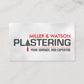 漆喰サービス 名刺 (正面)