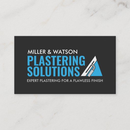 漆喰サービス 名刺 (正面)