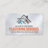 漆喰サービス 名刺 (正面)