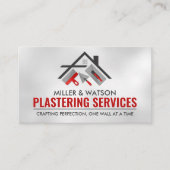 漆喰サービス 名刺 (正面)