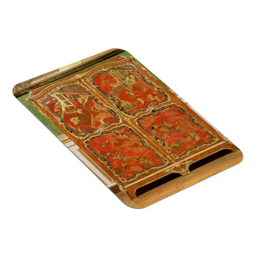 漆塗り4枚の半焼きカラーの丸入れ マグネット (右側)