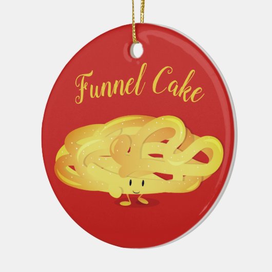 漏斗のケーキの微笑のキャラクター|のオーナメント セラミックオーナメント (左)