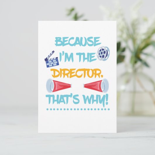 演出家の演劇おもしろいギフトだから サンキューカード (スタンド正面)