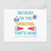 演出家の演劇おもしろいギフトだから 案内ポストカード (正面)