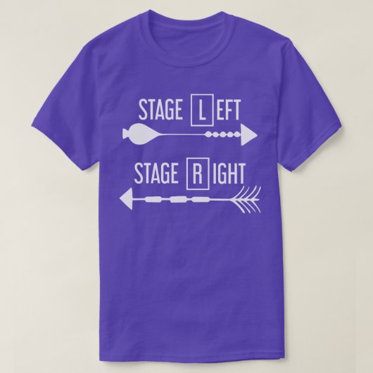 演劇おもしろいおたくギフト俳優劇場 Tシャツ (デザイン正面)