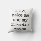 演劇おもしろい恋人ディレクターのユーモア引用文 クッション (裏面)
