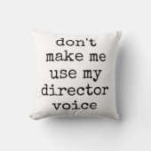 演劇おもしろい恋人ディレクターのユーモア引用文 クッション (正面)