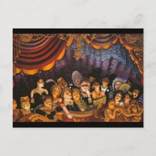 演劇おもしろい ポストカード (正面)