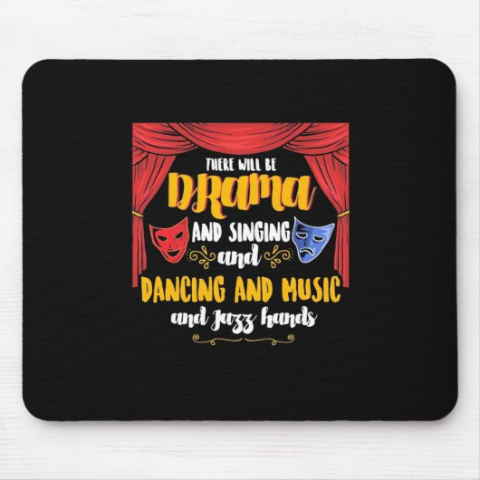 演劇が登場 マウスパッド (正面)