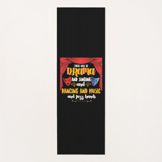 演劇が登場 ヨガマット (正面)