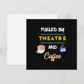 演劇とコーヒーに支えられた俳優 招待状 (正面/裏面)