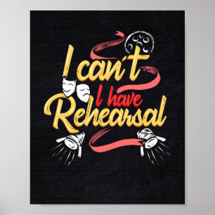 演劇と演劇の女の子 ポスター