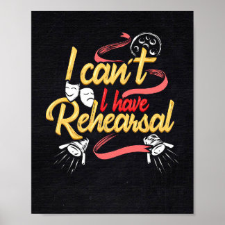 演劇と演劇の女の子 ポスター