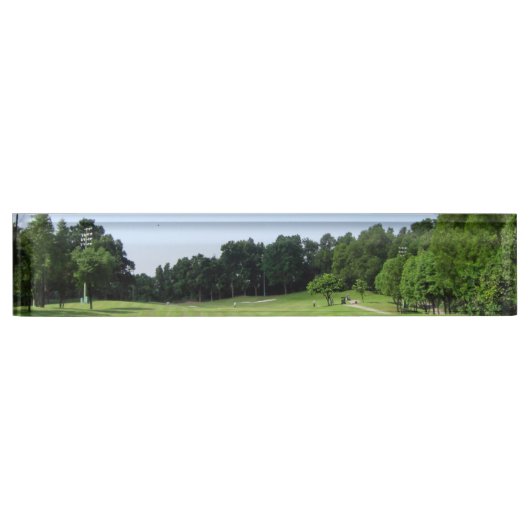 演劇のゴルフ デスクネームプレート (正面)