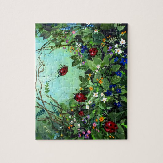 演劇のパズルのてんとう虫 ジグソーパズル (縦)