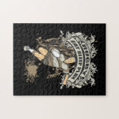 演劇のラグビー食べて下さい、眠らせて下さい ジグソーパズル (横)