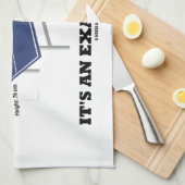 演劇の卓球それはです厳密なスポーツ(ユーモア) キッチンタオル (四つ折り)