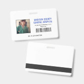 演劇の博士のバッジのふりをして下さいID (横の) バッジ (正面&裏面)