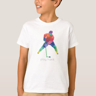 演劇の堅いホッケーOrigami Tシャツ