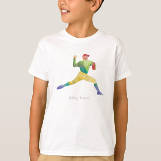 演劇の堅い野球Origami Tシャツ