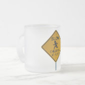 演劇の子供 フロストグラスマグカップ (正面左)