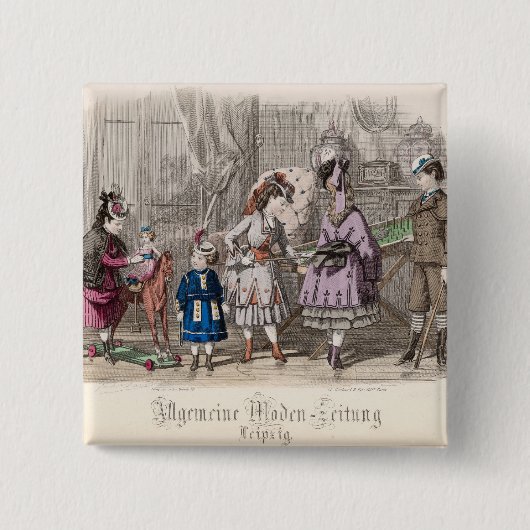 演劇の子供 缶バッジ (正面)