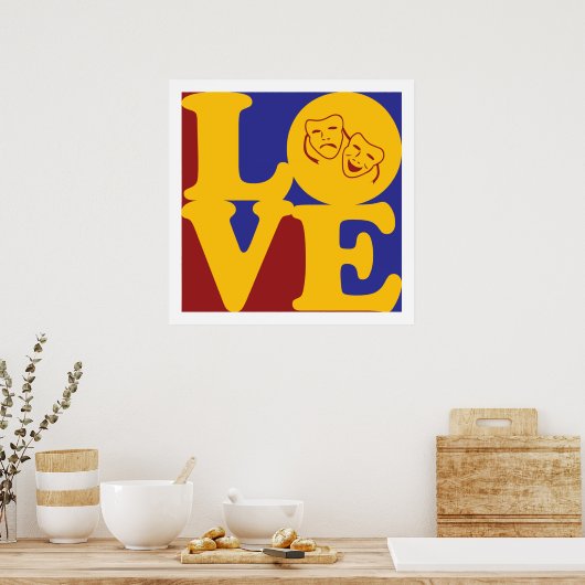 演劇の愛 ポスター (キッチン)