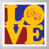 演劇の愛 ポスター (正面)