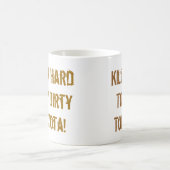 演劇の汚れたマグ コーヒーマグカップ (中央)