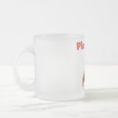 演劇の球のTシャツおよびギフト フロストグラスマグカップ (左)