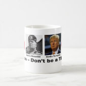 演劇の素晴らしムッソリーニTrumpoliniのマグ コーヒーマグカップ (中央)