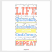 演劇の繰り返し シール (シート)