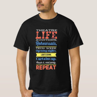 演劇の繰り返し Tシャツ