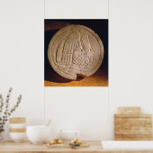 演劇の面を描いた振動 ポスター (キッチン)