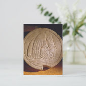 演劇の面を描いた振動 ポストカード (スタンド正面)